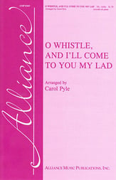 O Whistle and I'll Come to You My L SA choral sheet music cover